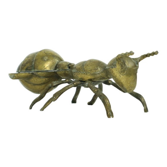 Image 1 of Estatua de cenicero de hormigas e insectos bañada en cobre