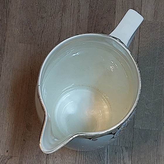 Image 1 of Magnifique grande lampe-carafe Art déco de Boch, Belgique