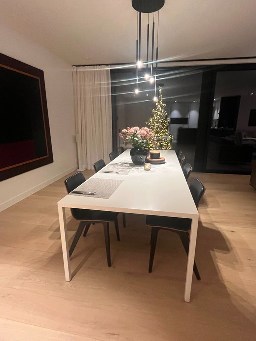 MDF Italia Tense dining table - White - Solid Surface (Corian type) - 280 x 100 cm - timeless design