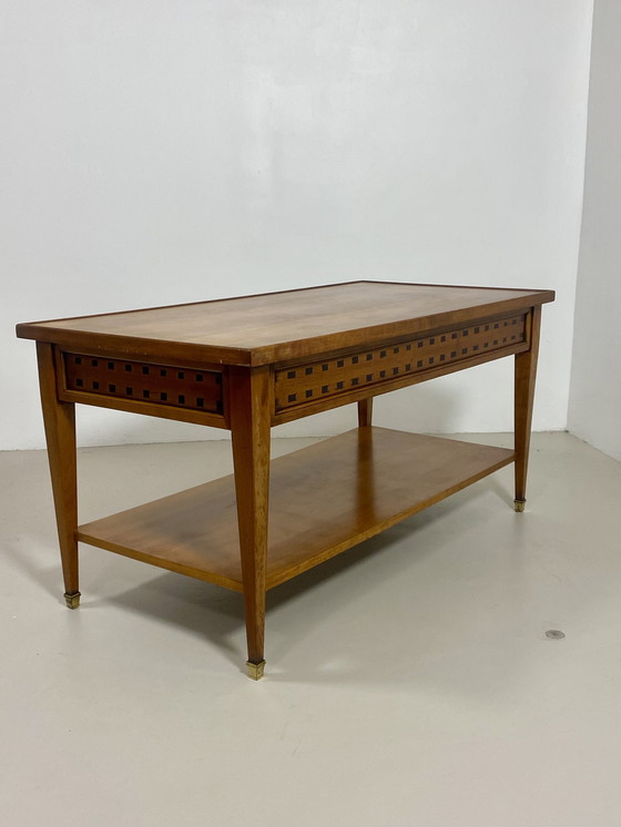Image 1 of Vintage 70's oak coffee table Ref Claudia