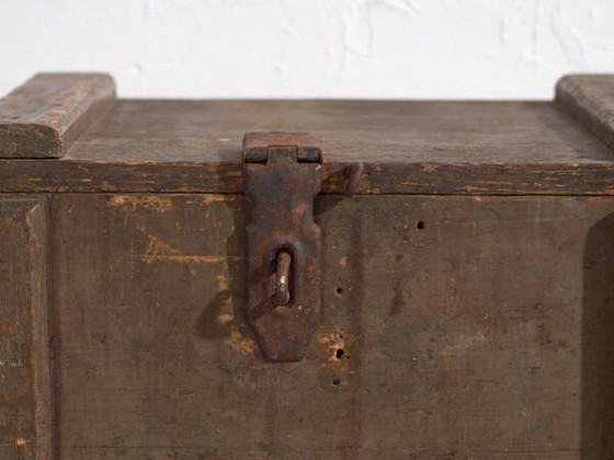 Petit coffre ancien vert olive (c.1920) #26 – Commodes, Rustic (photo 18 of 34)