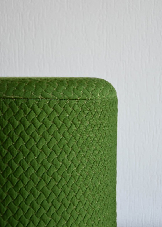 Image 1 of Pouf rotondo verde in tessuto Kvadrat Beans – Ø37cm x H40cm