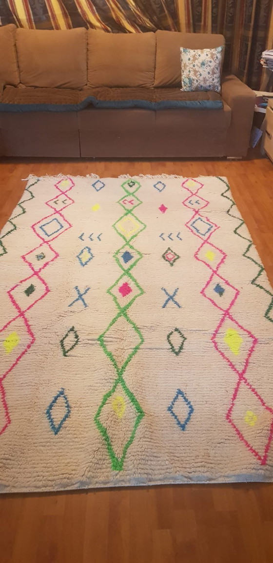 Image 1 of Handgeknoopt Berber kleed wol 243x149cm