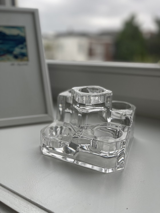 Image 1 of Vintage Partylite Crystal Palace tea light holder