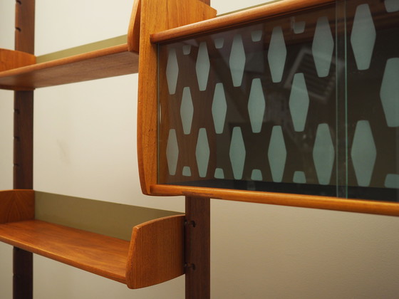 Image 1 of Librería System de teca, diseño noruego, años 60, producción: Blindheim Mobelfabrikk, diseño: John Texmon &amp; Einar Blindheim