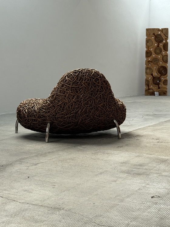 Image 1 of Udom Udomsrianan voor Planet 2001 "Nest Chair" rotan fauteuil