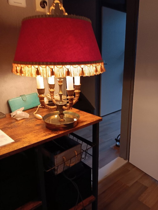 Old and rare pitcher lamp with 4 lights