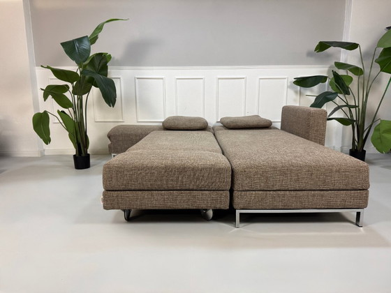 Image 1 of Brühl Fourtwo Sofa Fabric Sleeper Sofa Four Two Brown Beige Multifunctional