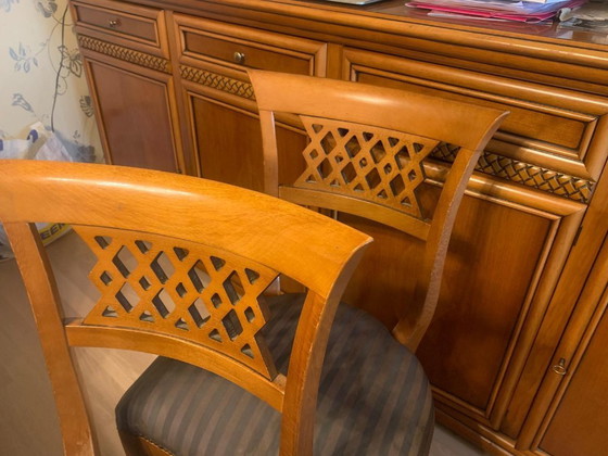 Image 1 of Table 240 x 85 and 6 chairs