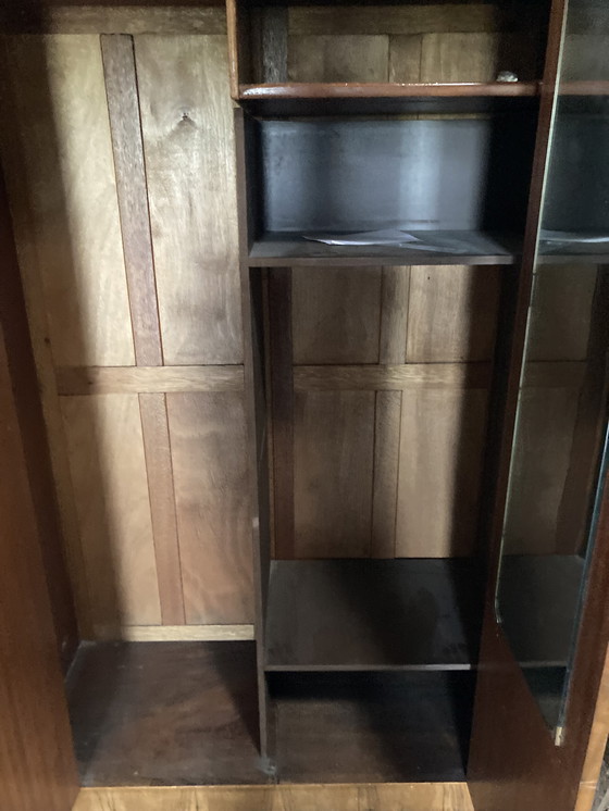 Image 1 of Armario art deco nogal chapa de libro