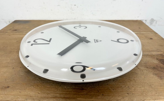 Image 1 of Vintage Office Wall Clock from Pragotron, 1980s