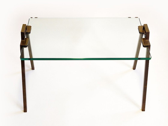 Mesa auxiliar modelo T21 de Peter Ghyczy – Mesas auxiliares, Brass, Metal (photo 7 of 17)