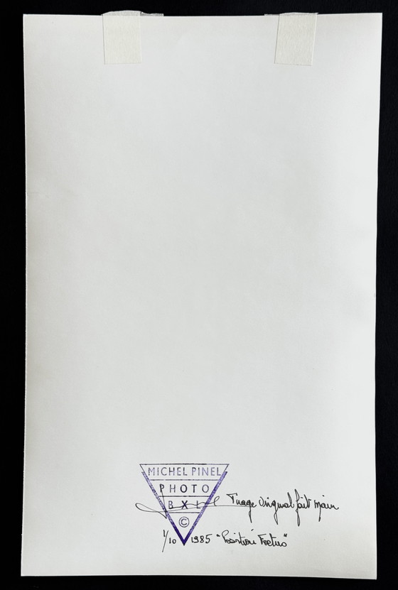 Image 1 of Michel Pinel - Rare artistic photograph from 1985