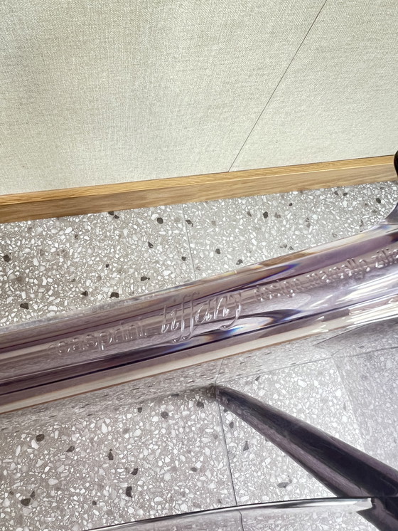 Image 1 of Juego de 4 sillas Casprini de plexiglás morado modelo Tiffany