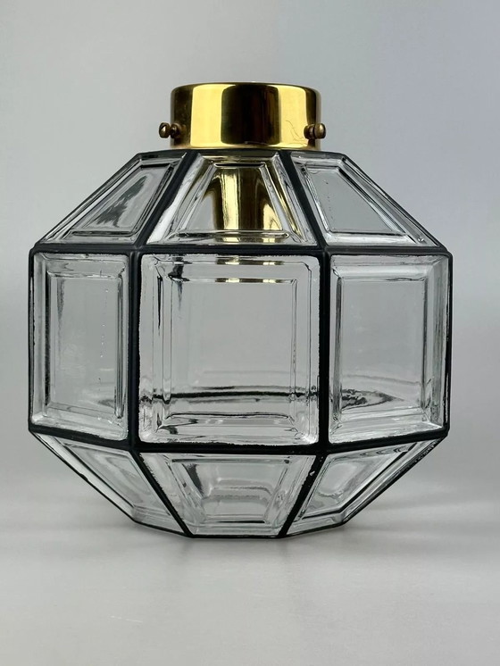 Image 1 of Lampada da soffitto anni &#39;60 e &#39;70 Limburgo Germania vetro Space Age Design