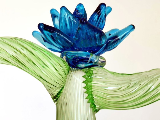 Image 1 of Marzotto Marta Design Formia Venice 90er Jahre, Sukkulenten-Glas, limitierte Edition