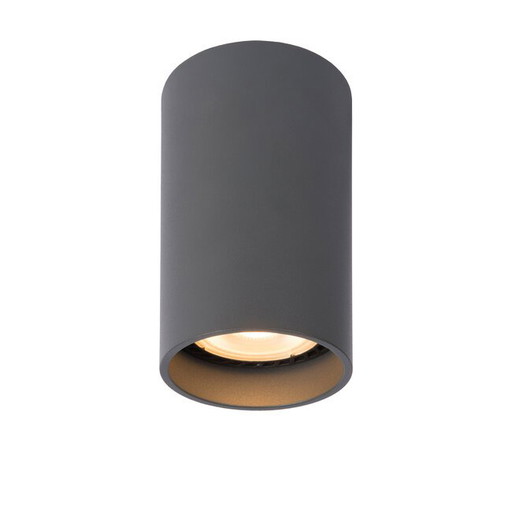 Lucide DELTO Foco de techo - Ø 5.5 cm LED Dim to warm - Gris