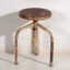 Vintage ronde kruk (ca. 1950) #3 – Krukjes, Iron, Industrieel (photo 10 of 36)
