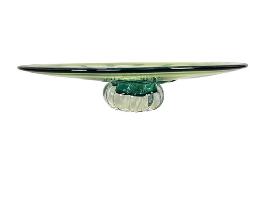 Josef Hospodska - Czech Republic - glass design - XL bowl - Chribska glassworks - 90's