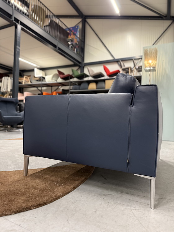 Image 1 of Design on Stock Heelz Loveseat Blauw leer 130