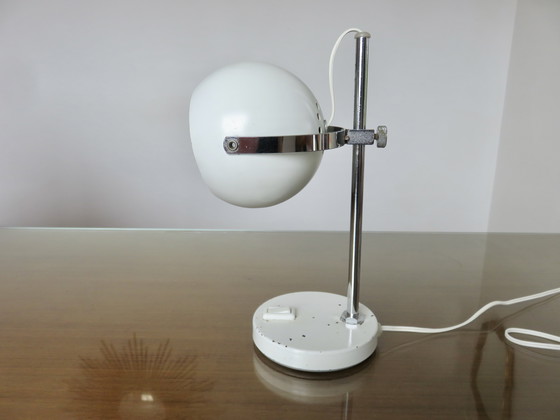 Image 1 of Weiße Eyeball-Lampe, 1970