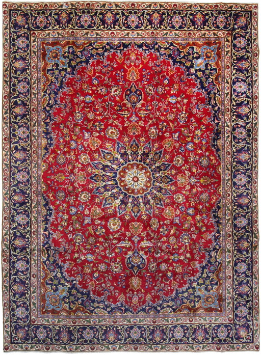 Tapis persan original noué à la main Tabriz 391 X 275 cm Très bon état Fin