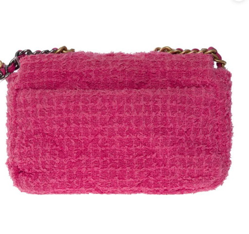 Borsa CHANEL Chanel 19 in Tweed Rose - 101204