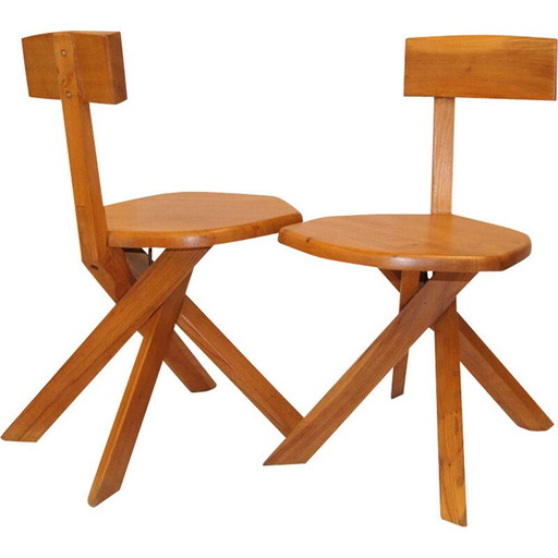 Vintage Chapo S34 chair 1970s