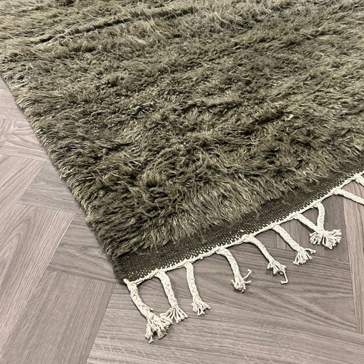 Rinker Tapis Afghano vert forêt 170x230cm