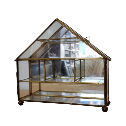 Hollywood regency vitrine wandkastje