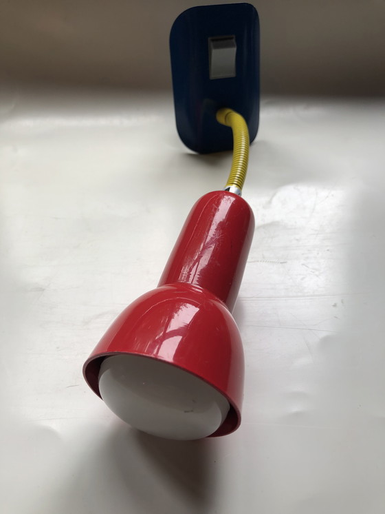 Image 1 of Vintage Memphis-stijl wandlamp voor stopcontact - Briloner