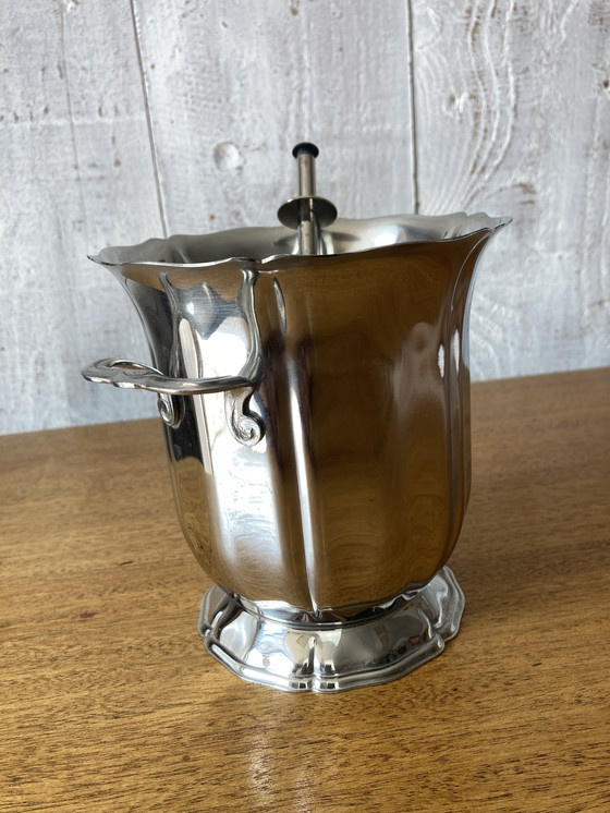 Image 1 of Guy Degrenne Ice Bucket with Tongs