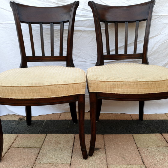 Image 1 of 4 Antique English Dining Chairs