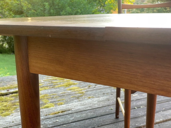 Image 1 of 1950s dining table with 4 chairs