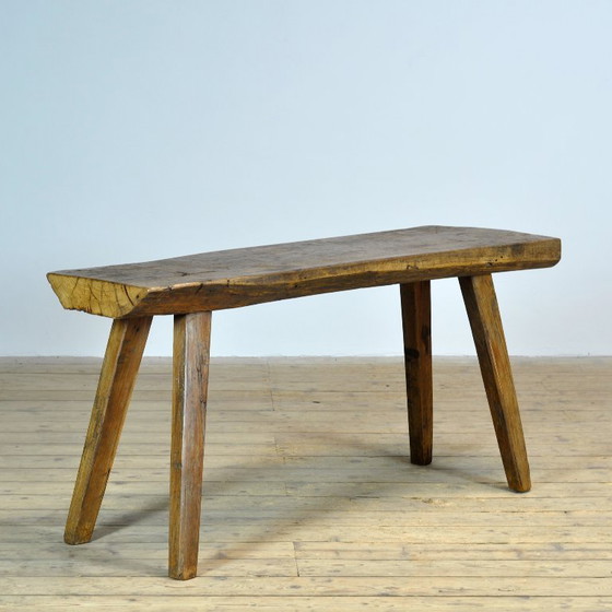 Eichen-Metzgertisch, circa 1920 – Konsolen, Holz (photo 3 of 11)