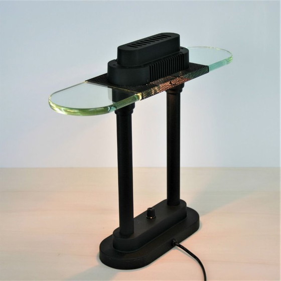 Image 1 of Banker's lamp 'Penta' design Robert Sonneman