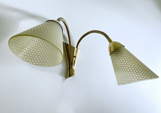 Image 1 of Mid Century  Double Wall Light, 1950S