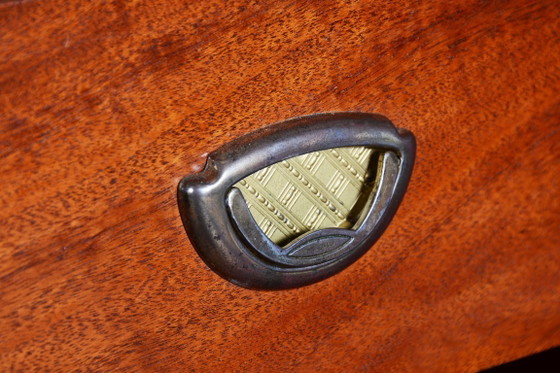 Gerestaureerd art-deco dressoir, walnoothout, glas, herleefde Poolse afwerking, Tsjechisch, jaren 1920 (photo 6 of 14)