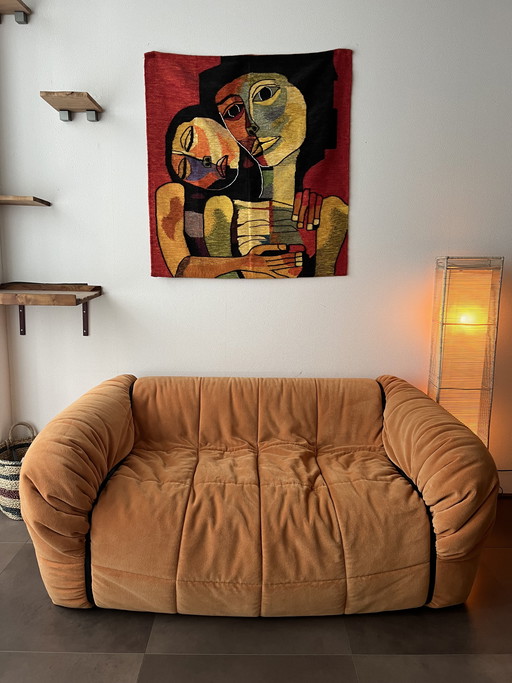 Cini Boeri voor Arflex 1972 Vroege Editie Strips Sofa