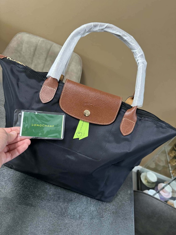 Image 1 of Longchamp Le Pliage Große (L) schwarze Tragetasche – Neu mit Etikett