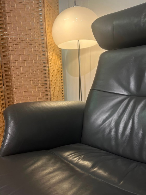 Image 1 of ZGAN Conform Time Out Fauteuil Zwart Leer