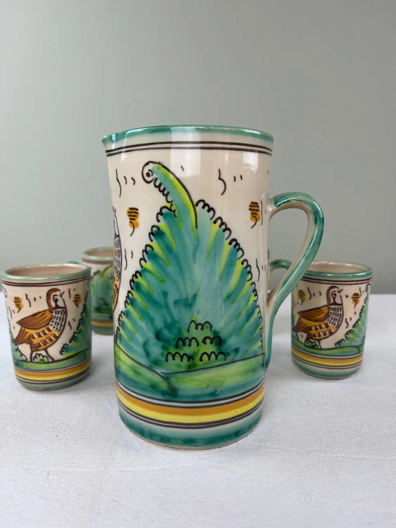 Verziertes Keramikgeschirr – Gläser & Karaffe, Porcelain (photo 6 of 9)