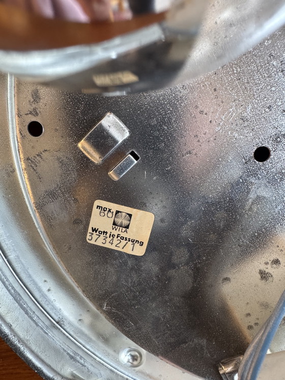 Image 1 of Lampada da soffitto/parete in vetro Wila vintage: eleganza Art Déco vorticosa