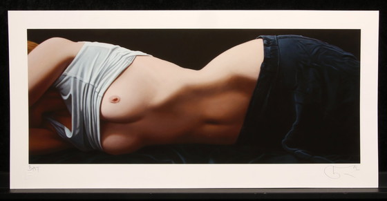 Image 1 of Kissmer, Willi - Sdraiato in bianco e nero, 2017 - Giclée - firmato a mano