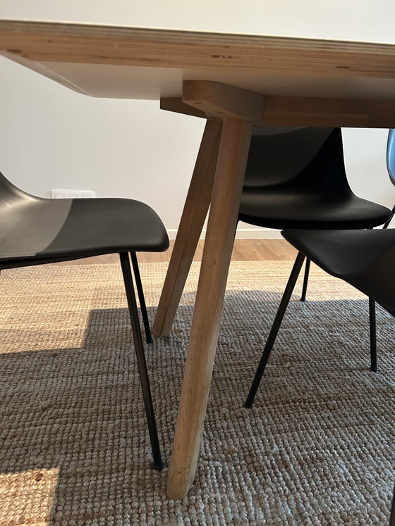 Image 1 of 6 x Muuto Fiber Side Tube Stühle