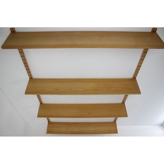 Image 1 of Vintage oak shelving system, Denmark 1960