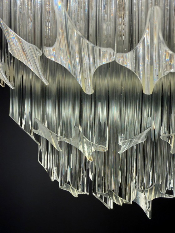 Image 1 of Ceiling light/lamp by Paolo Venini, Asta Quadrilobo, Murano glass, Italy, 1960s