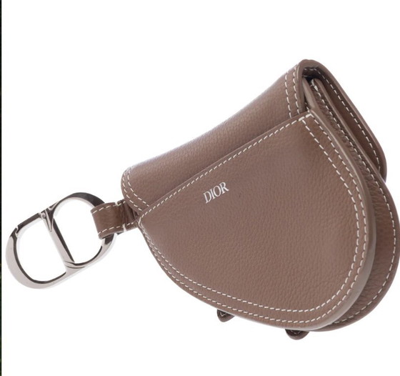 Image 1 of Sac DIOR en Cuir Étoupe - 103257