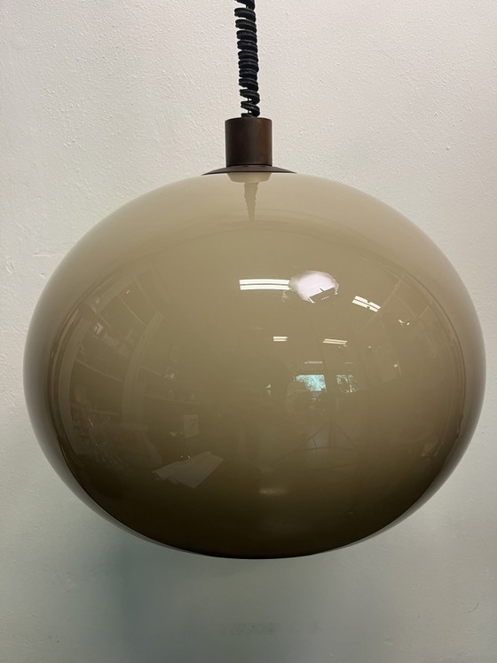 Image 1 of Dijkstra mushroom hanging lamp / pendant lamp 70s vintage