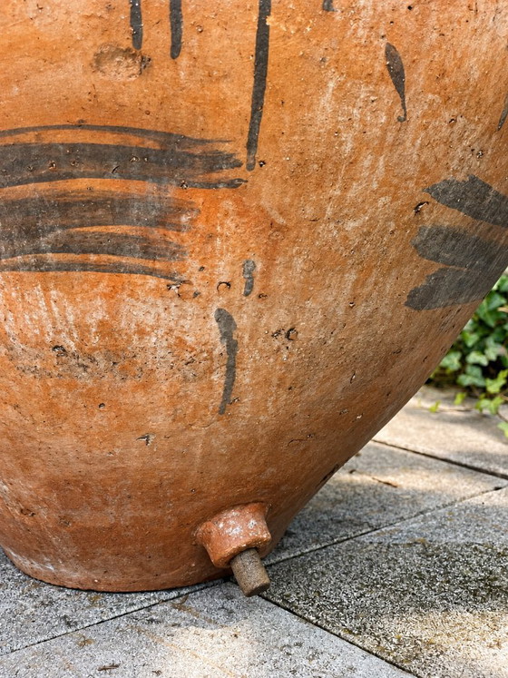 Sehr große antike spanische Terrakotta-Tinaja (Cocios) – Artisan, Dekorative Objekte, Ceramic (photo 3 of 9)